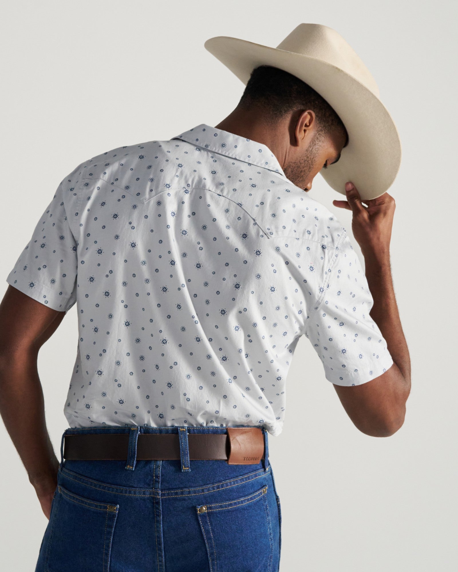 Men's Vintage Weight Short Sleeve Pearl Snap | Tecovas New Arrivals